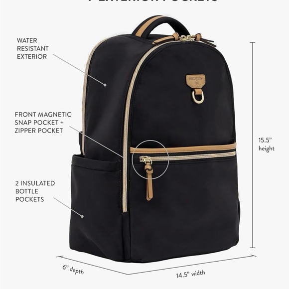 TWELVElittle Black Kids Backpack